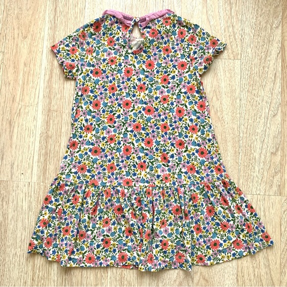 Mini Boden Floral Cotton/model Dress, Size 6-7 - Picture 2 of 4